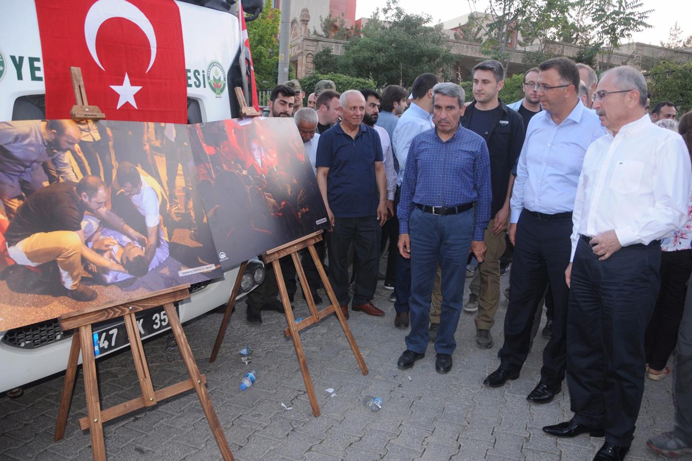 Mardin'de 15 Temmuz konulu fotoğraf sergisi açıldı